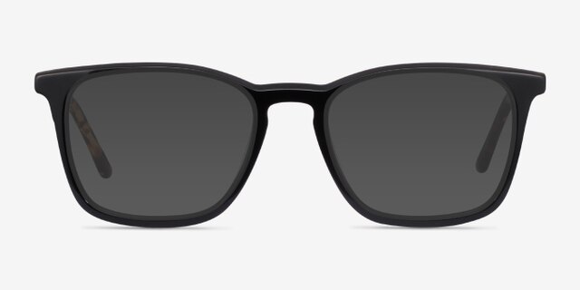 Phoenix Black Tortoise AcetateEyeglass Frames from EyeBuyDirect, with Tinted Lenses