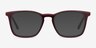 Phoenix Burgundy AcetateEyeglass Frames from EyeBuyDirect, with Tinted Lenses