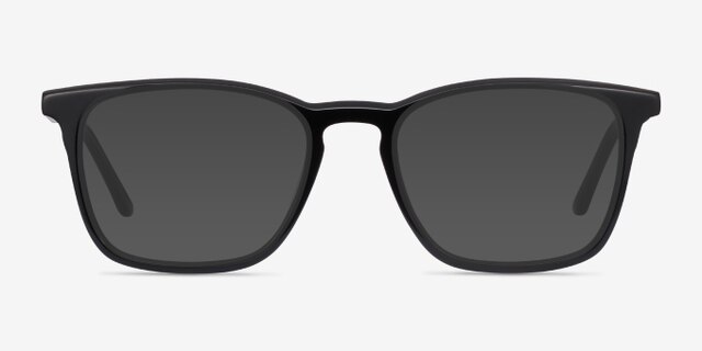 Phoenix Black AcetateEyeglass Frames from EyeBuyDirect, with Tinted Lenses