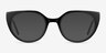 Rhyme Black AcetateEyeglass Frames from EyeBuyDirect, with Tinted Lenses