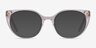 Rhyme Clear Brown AcetateEyeglass Frames from EyeBuyDirect, with Tinted Lenses