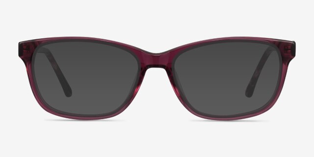 Ayla Violet AcétateMontures de lunettes de vue d'EyeBuyDirect, Avec des Verres Teintés