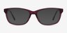 Ayla Violet AcétateMontures de lunettes de vue d'EyeBuyDirect, Avec des Verres Teintés
