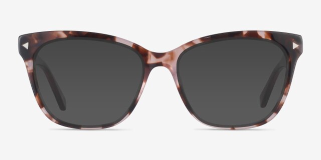 Petal Pink Tortoise AcetateEyeglass Frames from EyeBuyDirect, with Tinted Lenses