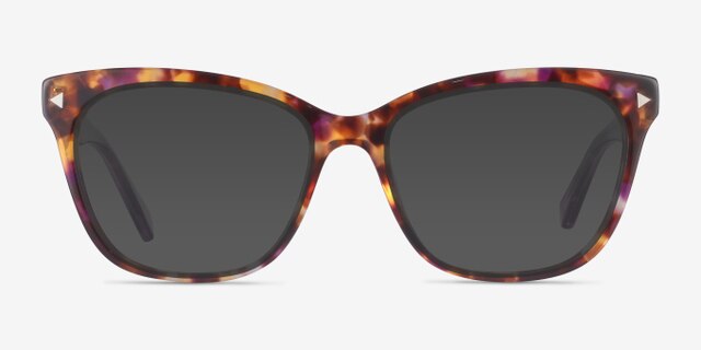 Petal Purple Tortoise AcétateMontures de lunettes de vue d'EyeBuyDirect, Avec des Verres Teintés