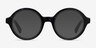 Groove Bleu AcétateMontures de lunettes de vue d'EyeBuyDirect, Avec des Verres Teintés