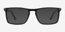 Arise Black AcetateEyeglass Frames from EyeBuyDirect, with Tinted Lenses