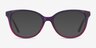 Pursuit Violet AcétateMontures de lunettes de vue d'EyeBuyDirect, Avec des Verres Teintés