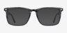 Tactician Gray Striped AcetateEyeglass Frames from EyeBuyDirect, with Tinted Lenses