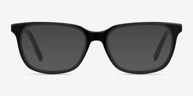 Peruse Black AcetateEyeglass Frames from EyeBuyDirect, with Tinted Lenses