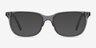 Peruse Clear Gray AcetateEyeglass Frames from EyeBuyDirect, with Tinted Lenses