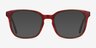 Tower Blood Orange AcetateEyeglass Frames from EyeBuyDirect, with Tinted Lenses