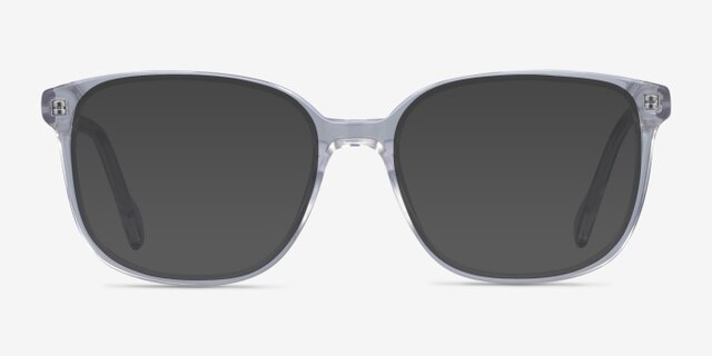 Joanne Clear AcetateEyeglass Frames from EyeBuyDirect, with Tinted Lenses