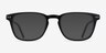 Illustrate Black AcetateEyeglass Frames from EyeBuyDirect, with Tinted Lenses