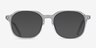 Atlantic Clear AcetateEyeglass Frames from EyeBuyDirect, with Tinted Lenses