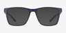 Spencer Blue PlasticEyeglass Frames from EyeBuyDirect, with Tinted Lenses
