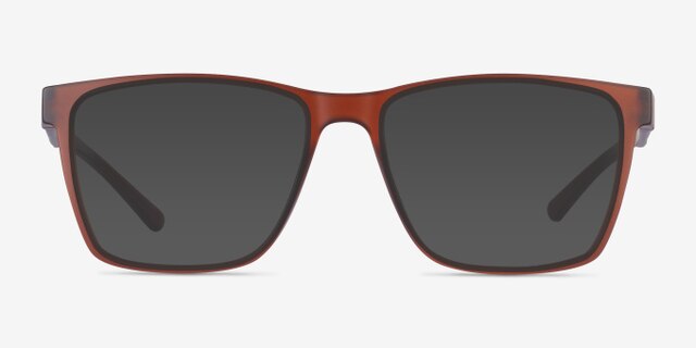 Spencer Brown PlasticEyeglass Frames from EyeBuyDirect, with Tinted Lenses
