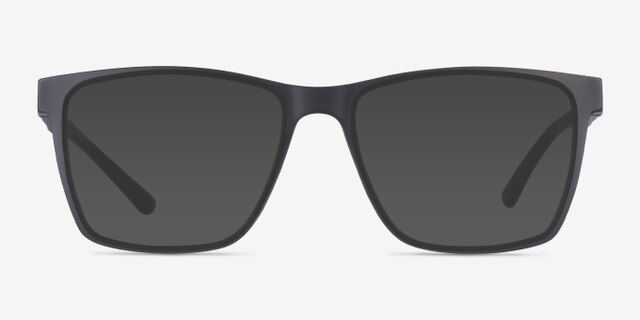 Spencer Gray PlasticEyeglass Frames from EyeBuyDirect, with Tinted Lenses