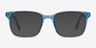 Charlie Blue AcetateEyeglass Frames from EyeBuyDirect, with Tinted Lenses