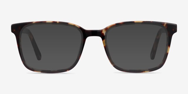 Charlie Tortoise AcetateEyeglass Frames from EyeBuyDirect, with Tinted Lenses