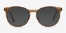 Dulce Yellow AcetateEyeglass Frames from EyeBuyDirect, with Tinted Lenses