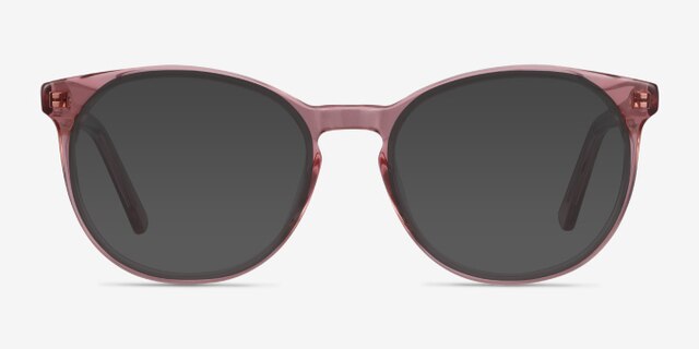 Dulce Rose AcétateMontures de lunettes de vue d'EyeBuyDirect, Avec des Verres Teintés