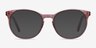 Dulce Rose AcétateMontures de lunettes de vue d'EyeBuyDirect, Avec des Verres Teintés
