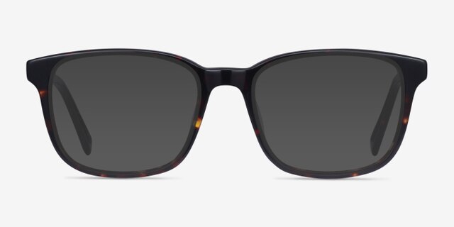 Longway Dark Tortoise AcetateEyeglass Frames from EyeBuyDirect, with Tinted Lenses