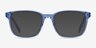 Longway Blue AcetateEyeglass Frames from EyeBuyDirect, with Tinted Lenses