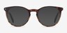 Fleury Brown Floral AcétateMontures de lunettes de vue d'EyeBuyDirect, Avec des Verres Teintés