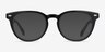 Maeby Black AcetateEyeglass Frames from EyeBuyDirect, with Tinted Lenses