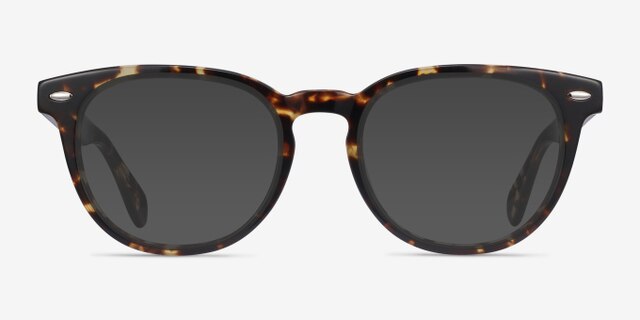 Maeby Tortoise AcetateEyeglass Frames from EyeBuyDirect, with Tinted Lenses