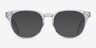 Maeby Clear AcetateEyeglass Frames from EyeBuyDirect, with Tinted Lenses