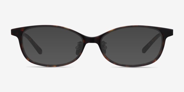 Mabel Tortoise AcetateEyeglass Frames from EyeBuyDirect, with Tinted Lenses