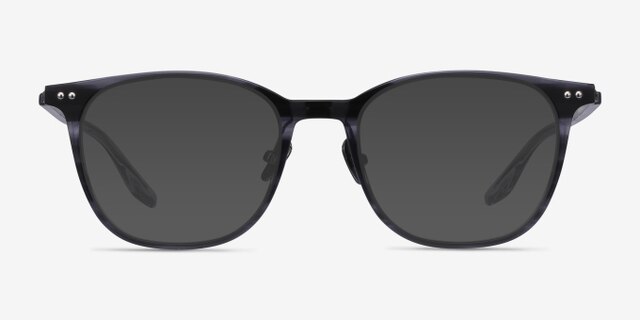 Follow Striped AcetateEyeglass Frames from EyeBuyDirect, with Tinted Lenses