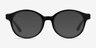 Amata Black AcetateEyeglass Frames from EyeBuyDirect, with Tinted Lenses