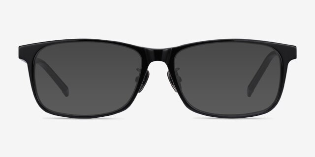Calling Black AcetateEyeglass Frames from EyeBuyDirect, with Tinted Lenses