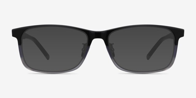 Calling Striped AcetateEyeglass Frames from EyeBuyDirect, with Tinted Lenses