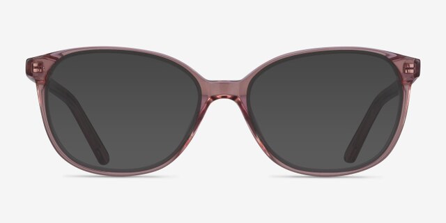 Thelma Pink AcetateEyeglass Frames from EyeBuyDirect, with Tinted Lenses