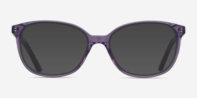 Thelma Purple AcetateEyeglass Frames from EyeBuyDirect, with Tinted Lenses