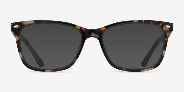 Varda Tortoise AcetateEyeglass Frames from EyeBuyDirect, with Tinted Lenses