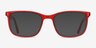 Lugano Red AcetateEyeglass Frames from EyeBuyDirect, with Tinted Lenses