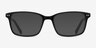 Basel Black AcetateEyeglass Frames from EyeBuyDirect, with Tinted Lenses