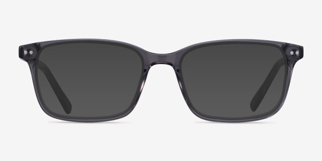 Basel Gray AcetateEyeglass Frames from EyeBuyDirect, with Tinted Lenses