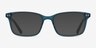 Basel Green Blue AcetateEyeglass Frames from EyeBuyDirect, with Tinted Lenses