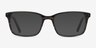 Clipperton Gray Striped AcetateEyeglass Frames from EyeBuyDirect, with Tinted Lenses