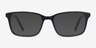 Clipperton Black AcetateEyeglass Frames from EyeBuyDirect, with Tinted Lenses