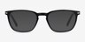 Camille Black AcetateEyeglass Frames from EyeBuyDirect, with Tinted Lenses