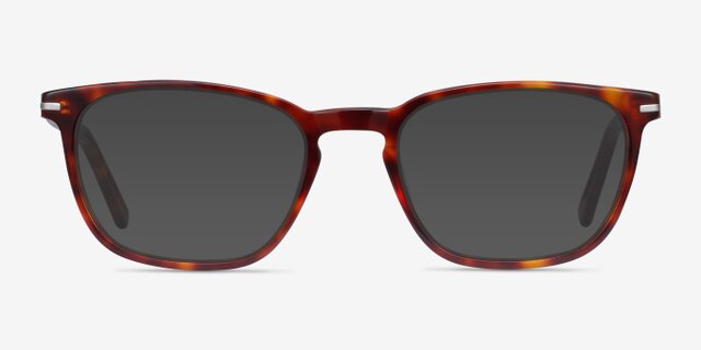 Camille Tortoise AcetateEyeglass Frames from EyeBuyDirect, with Tinted Lenses