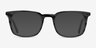 Gabor Gray Striped AcetateEyeglass Frames from EyeBuyDirect, with Tinted Lenses
